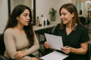 بازخورد در سالن زیبایی