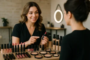 فروش لوازم آریشی داخل سالن زیبایی