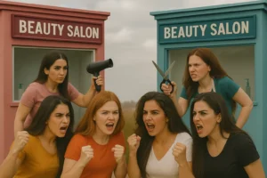 رقابت بین سالن زیبایی